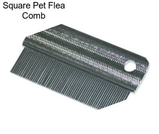 Square Pet Flea Comb