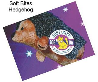 Soft Bites Hedgehog