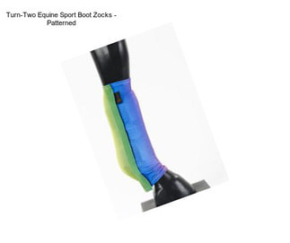 Turn-Two Equine Sport Boot Zocks - Patterned