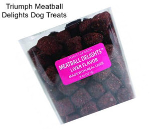 Triumph Meatball Delights Dog Treats