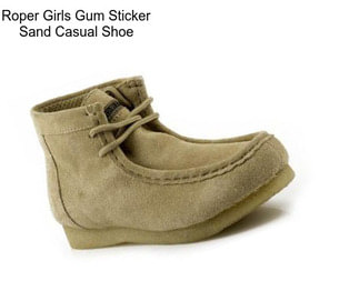 Roper Girls Gum Sticker Sand Casual Shoe