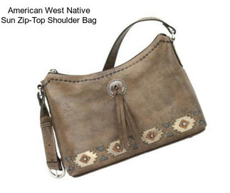 American West Native Sun Zip-Top Shoulder Bag