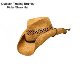 Outback Trading Brumby Rider Straw Hat