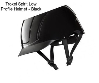 Troxel Spirit Low Profile Helmet - Black