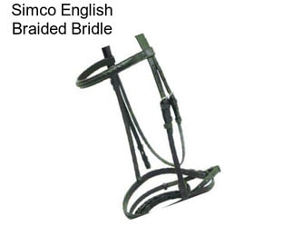 Simco English Braided Bridle