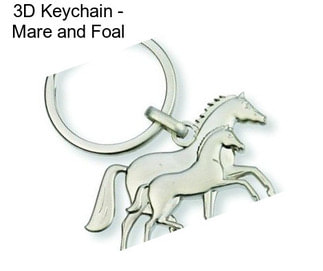 3D Keychain - Mare and Foal