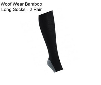 Woof Wear Bamboo Long Socks - 2 Pair