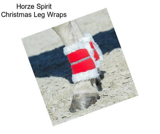 Horze Spirit Christmas Leg Wraps