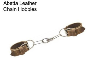 Abetta Leather Chain Hobbles