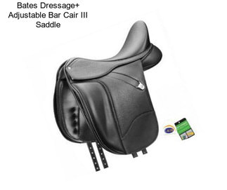 Bates Dressage+ Adjustable Bar Cair III Saddle