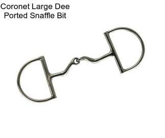 Coronet Large Dee Ported Snaffle Bit