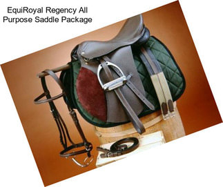 EquiRoyal Regency All Purpose Saddle Package