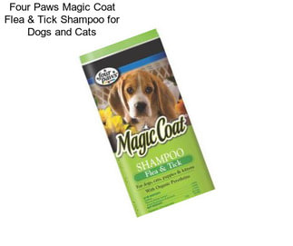 Four Paws Magic Coat Flea & Tick Shampoo for Dogs and Cats