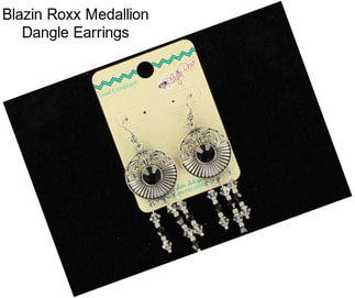 Blazin Roxx Medallion Dangle Earrings