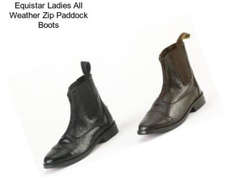 Equistar Ladies All Weather Zip Paddock Boots