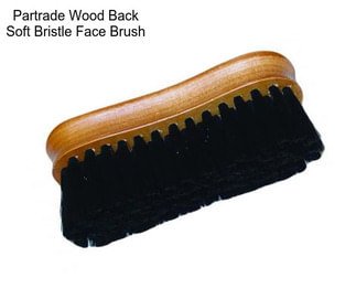 Partrade Wood Back Soft Bristle Face Brush