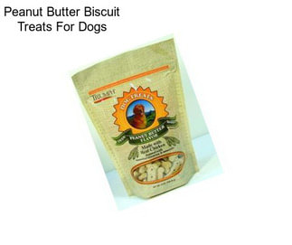 Peanut Butter Biscuit Treats For Dogs