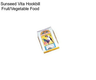 Sunseed Vita Hookbill Fruit/Vegetable Food
