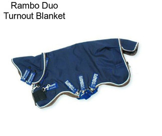 Rambo Duo Turnout Blanket