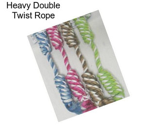 Heavy Double Twist Rope