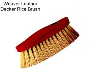 Weaver Leather Decker Rice Brush