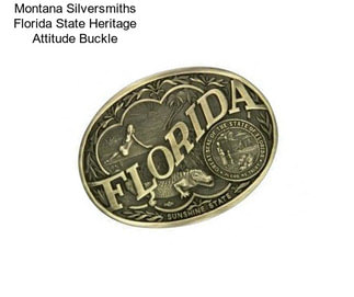 Montana Silversmiths Florida State Heritage Attitude Buckle