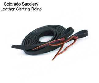 Colorado Saddlery Leather Skirting Reins