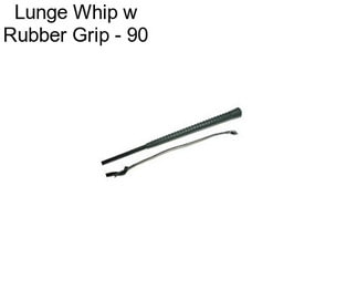 Lunge Whip w Rubber Grip - 90\