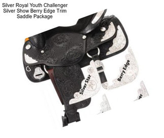 Silver Royal Youth Challenger Silver Show Berry Edge Trim Saddle Package