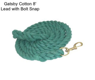 Gatsby Cotton 8\' Lead with Bolt Snap