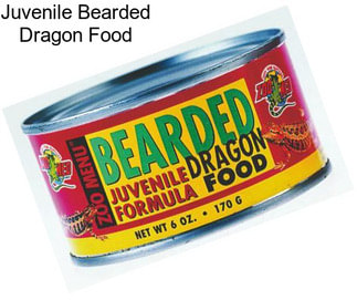 Juvenile Bearded Dragon Food