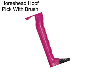 Horsehead Hoof Pick With Brush