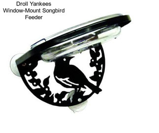 Droll Yankees Window-Mount Songbird Feeder