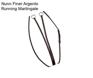 Nunn Finer Argento Running Martingale