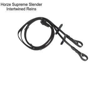 Horze Supreme Slender Intertwined Reins