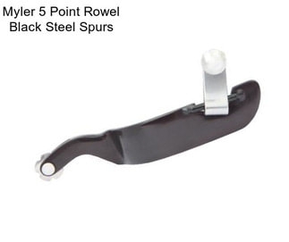 Myler 5 Point Rowel Black Steel Spurs