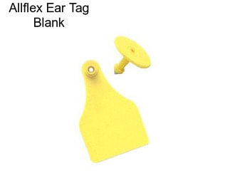 Allflex Ear Tag Blank