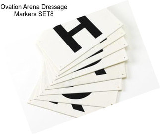 Ovation Arena Dressage Markers SET8