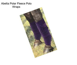 Abetta Polar Fleece Polo Wraps