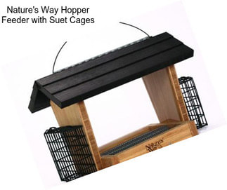 Nature\'s Way Hopper Feeder with Suet Cages