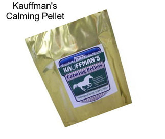 Kauffman\'s Calming Pellet