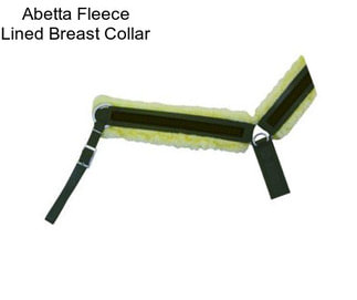 Abetta Fleece Lined Breast Collar