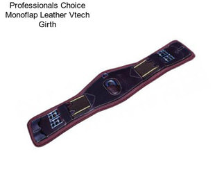 Professionals Choice Monoflap Leather Vtech Girth