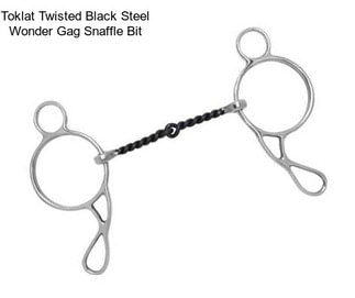 Toklat Twisted Black Steel Wonder Gag Snaffle Bit