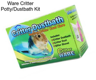 Ware Critter Potty/Dustbath Kit