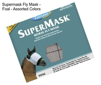 Supermask Fly Mask - Foal - Assorted Colors