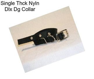 Single Thck Nyln Dlx Dg Collar