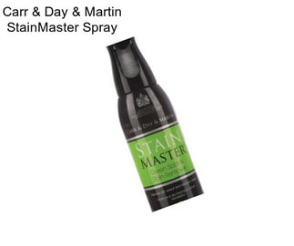 Carr & Day & Martin StainMaster Spray