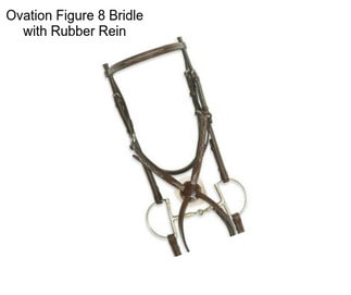 Ovation Figure 8 Bridle with Rubber Rein