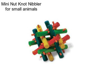 Mini Nut Knot Nibbler for small animals